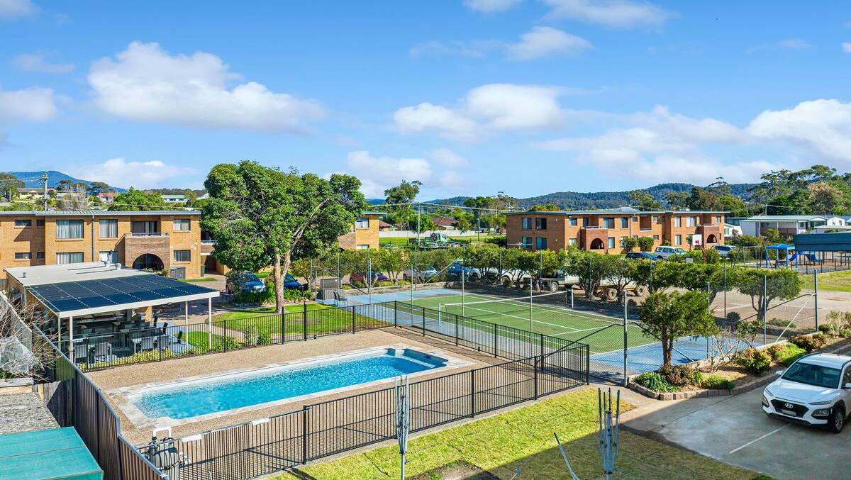 The two-bedder in the Apollo apartment block comes fully-furnished and renovated. The complex has a new pool, playground, tennis court and boat parking. Picture from View