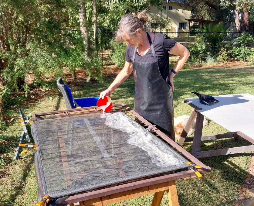 Broulee's contemporary paper artist Mandy Hillson is looking forward to again being involved in the River of Arts Festival. She has participated in the festival since 2013. Picture supplied