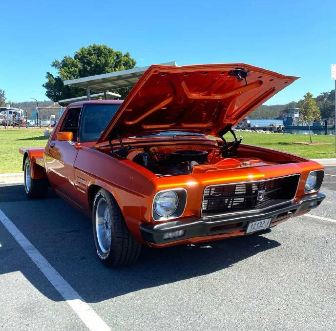 This year's People's Choice Award went to a 1974 Holden HJ One Tonna. Picture via Crank It Up Batemans Bay/Facebook
