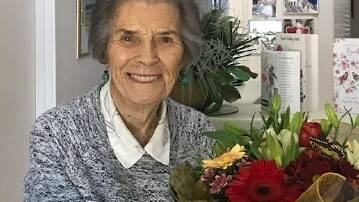 Violet Merrett passed away on Saturday, August 19. Her life will be celebrated at the Broulee Memorial Gardens Chapel at 11am on Monday, August 28. Picture via Batemans Bay Funerals