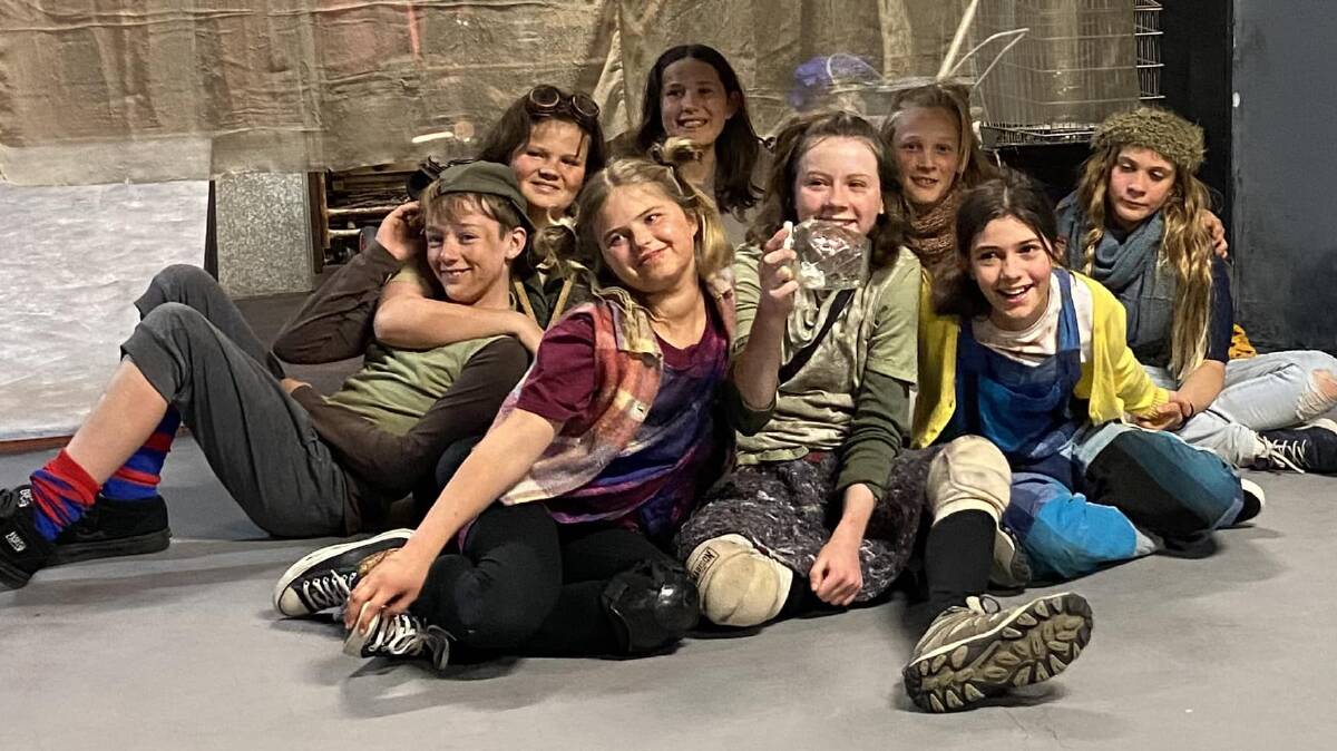 Encourage your kids to get creative with upcoming theatre workshops on October 4 and 5 across the Eurobodalla. Pictured is the cast of The Trolleys by Sarah West, a production by the Bay Theatre Players. Picture via Facebook/Bay Theatre Players