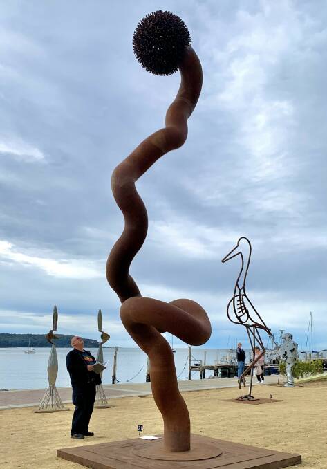'Weed' on display at Sculpture for Clyde in Batemans Bay. Picture supplied.