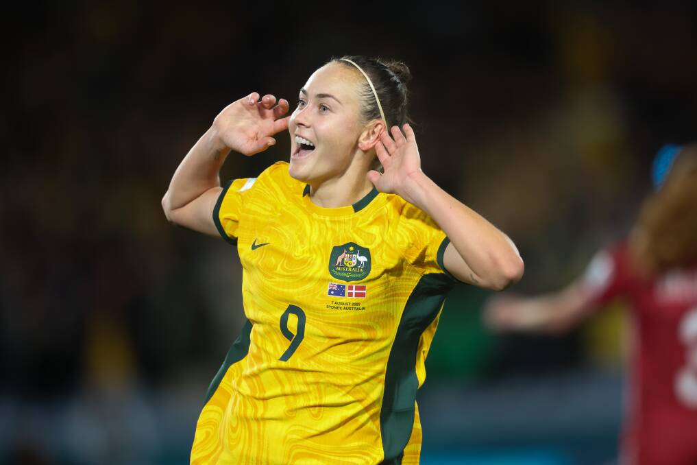 Matilda Caitlin Foord will join her Arsenal side to play against A-League women's all-stars. Photo: Adam McLean