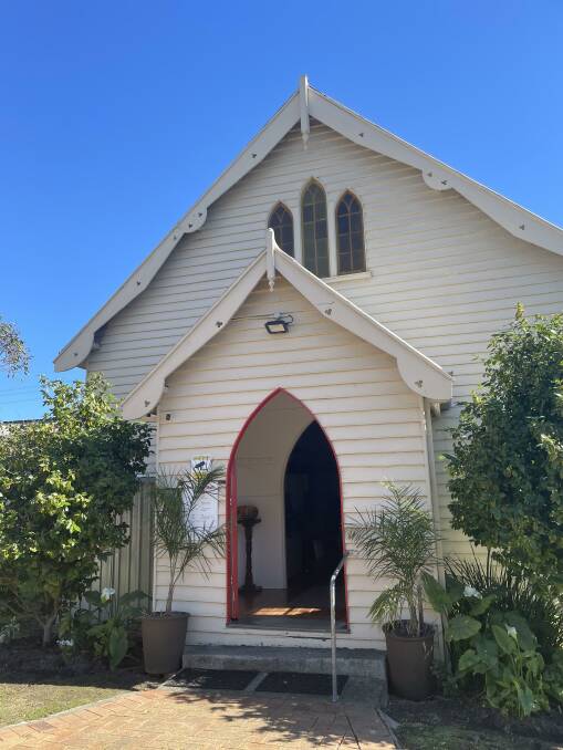 The Red Door Hall, The Commons, Moruya where the Slightly Bent Choir meet and sing. Photo Vic Silk