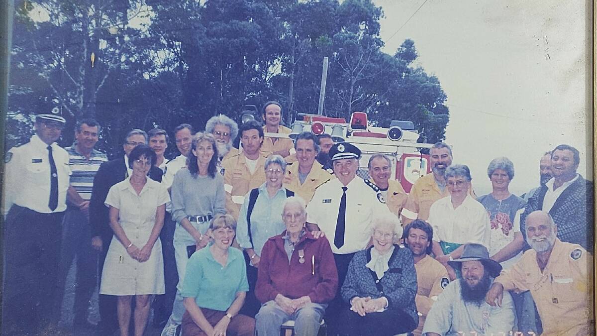 The Malua Bay RFS in days gone by, December 1997. Photo supplied.