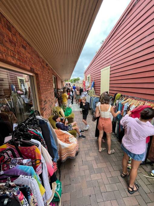 Little alley - big bargains. Thrift Alley Sun-Daze is back. Picture supplied.