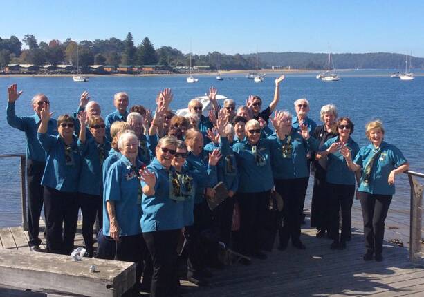 Singing up a sunny day in Batemans Bay. Sing Australia will celebrate its 40th birthday with a concert this month in Catalina.