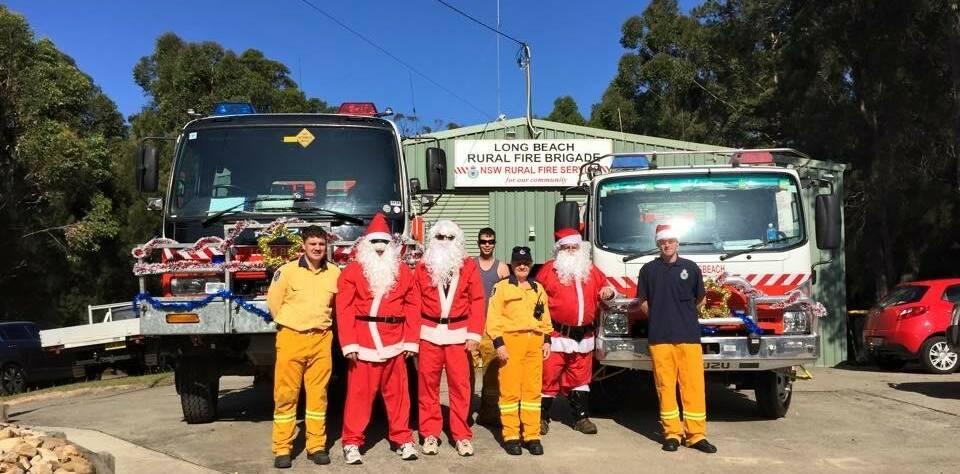 GIFTED: Santa is great, but Eurobodalla clubs know how to give too, donating more than $300,000 to groups such as Long Beach RFS.