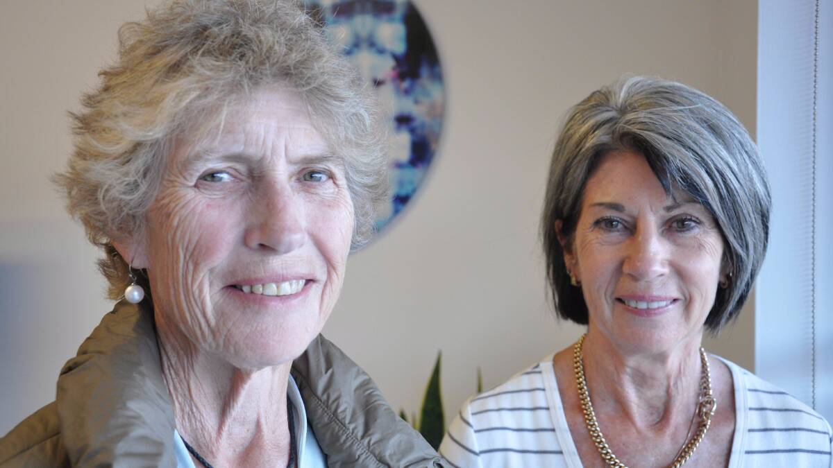 UP FOR IT: Lyn Pellow and Kay Lovering have signed up for the Bay Post/Moruya Examiner health challenge. Email community.eurobodalla@fairfaxmedia.com.au