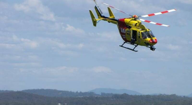 The Moruya-based Lifesaver 23 crew winched five boaters to safety after a three-hour ordeal, three nautical miles off Durras on Christmas morning, 2015. File picture.