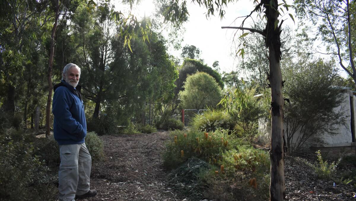 Mark and Carolyn Noake’s sprawling bush-friendly Moruya garden will be opened to the public for Sustainable House Day this Sunday. It features hundreds of native plants, including several threatened species.