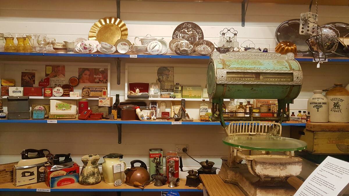 TRIGGER POINTS: The Annetts General Store display in the Batemans Bay Heritage Museum triggered a flood of memory for curator Myf Thompson - and a lovely piece of writing.