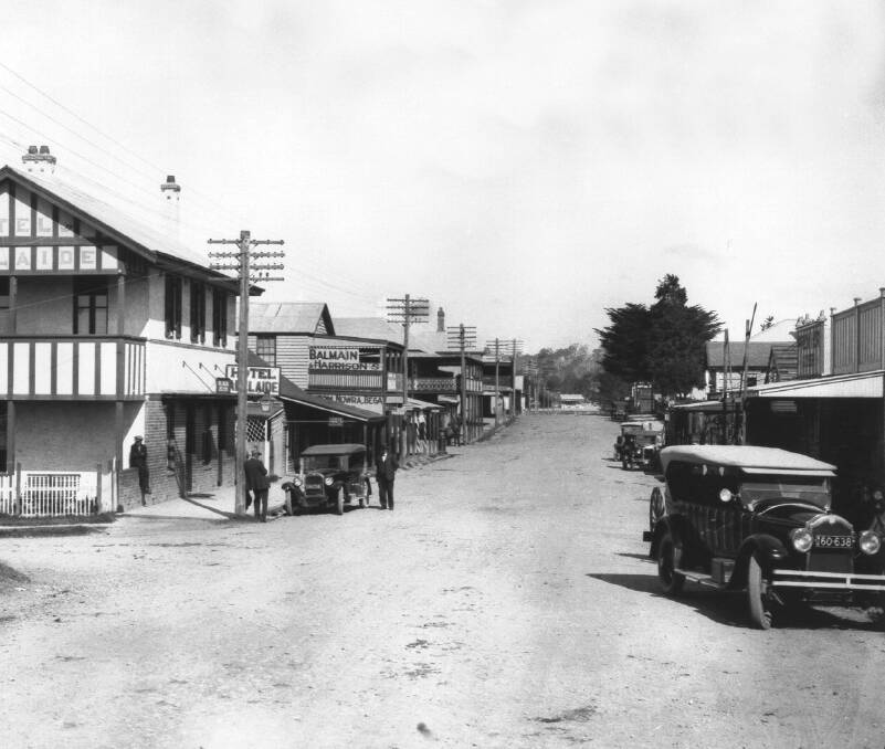 TWENTY SOMETHING: Vulcan St, Moruya, circa 1920, appears quiet until someone severs their artery with a tomahawk and rushes to hospital, not for immediate treatment, but to ring the doctor.