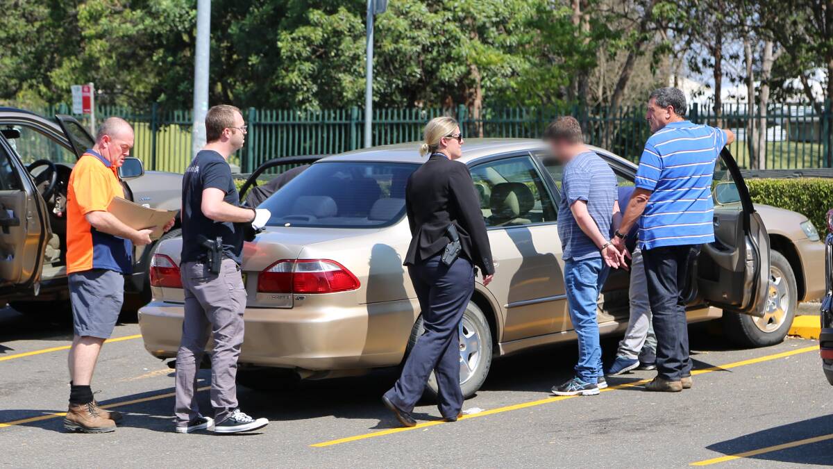 Strike force officers arrest a Congo man in Penrith on Wednesday on alleged child procurement charges.