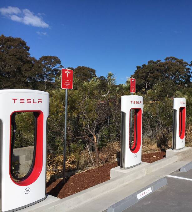 ELECTRIC PUSH: Car charging bays at Narooma Plaza could be replicated at Batemans Bay, Bodalla and Tilba.