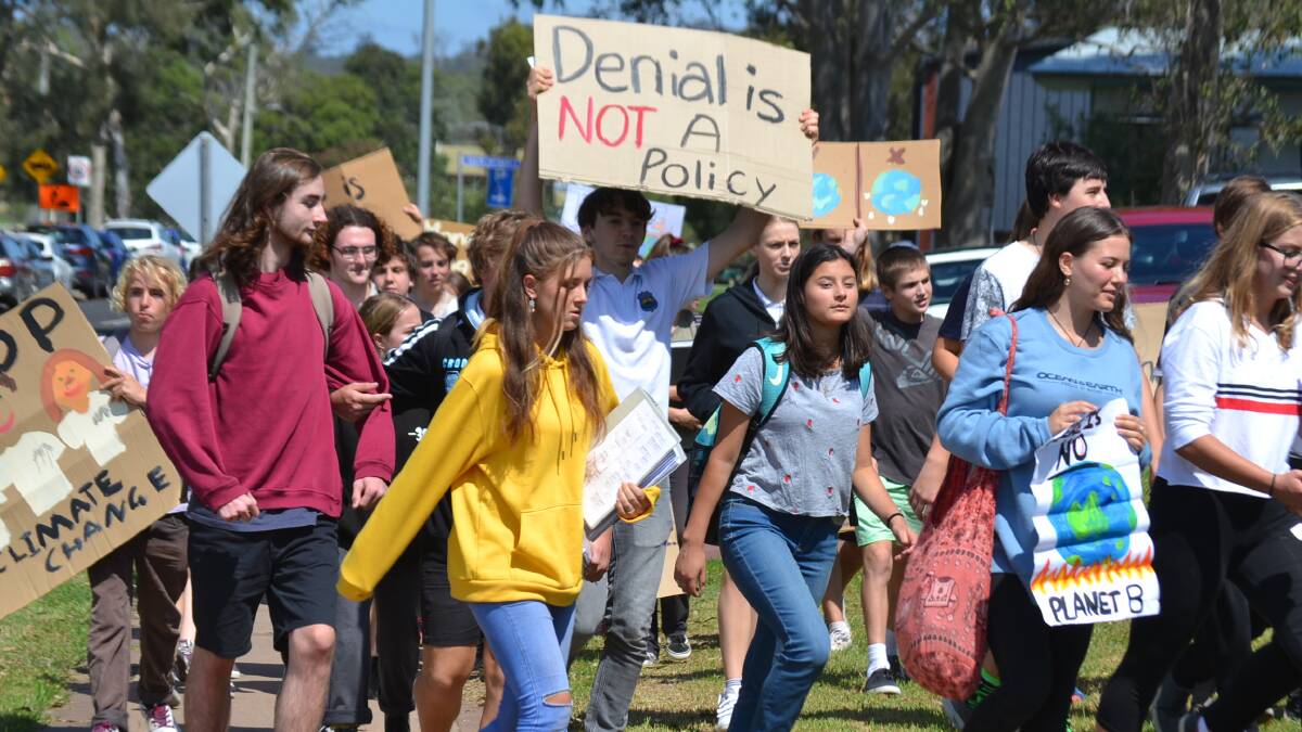 'Denial is not a policy': Students march