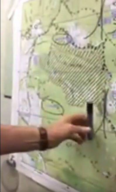 Supt John Cullen maps the Dunns Creek fire | VIDEO