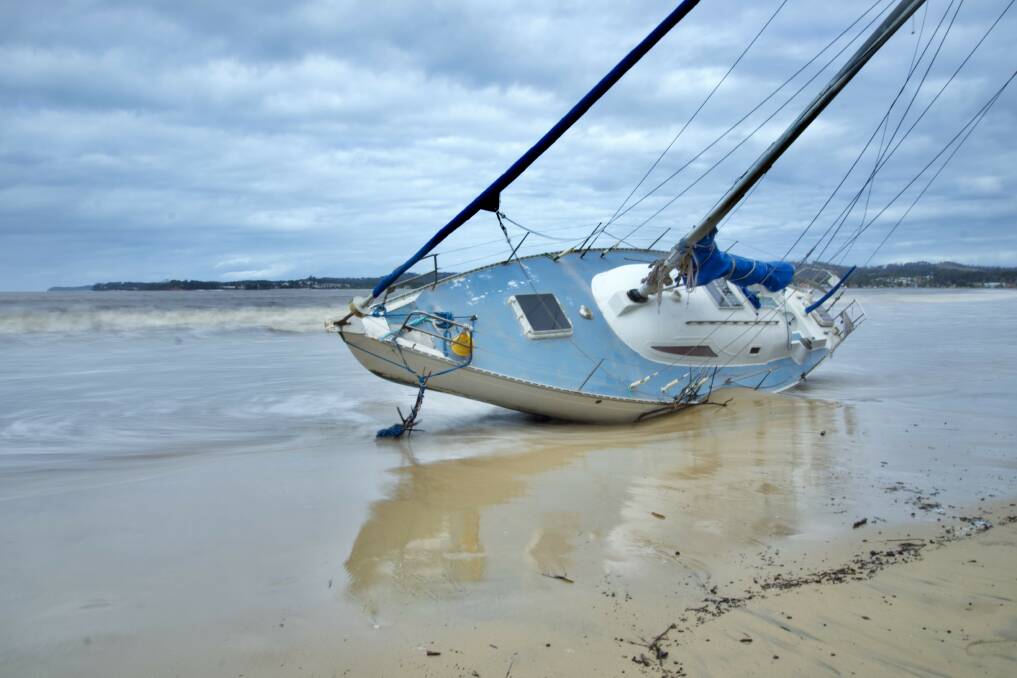 Jacqueline Moy photographed this vessel which broke its moorings in the Clyde River and was washed ashore at Surfside on Monday, August 10. Visit her Facebook page at Jacqueline Moy Photography or Instagram Jacqueline_moy_photography. 