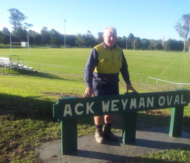 ACK'S WEY: Ack Eyman left his mark for the whole shire, with sporting clubs from north and south reaping the benefits.
