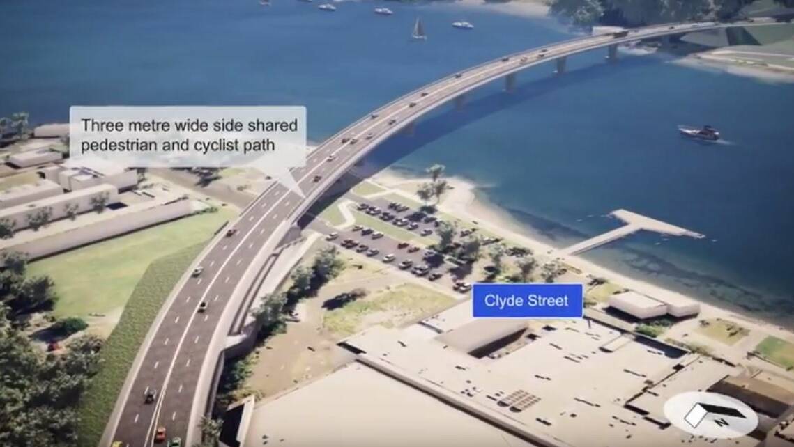 Roads and Maritime Services have released video and images of the planned new bridge.