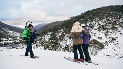 SNOW SHOOT: Isabel Darling's picture of a film shoot in Thredbo. Far South Coast filmmakers are invited to enter a contest.