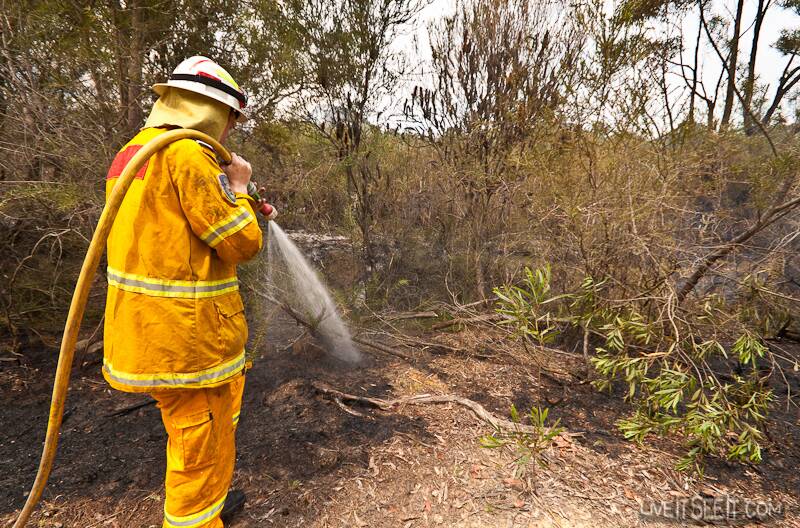 Fire crews are on high alert throughout the Eurobodalla Shire on Tuesday, November 12. FILE PICTURE.