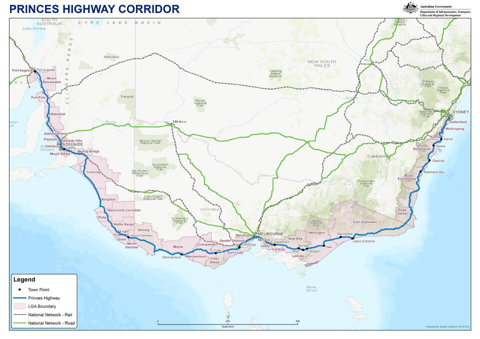 Princes Hwy corridor strategy complete