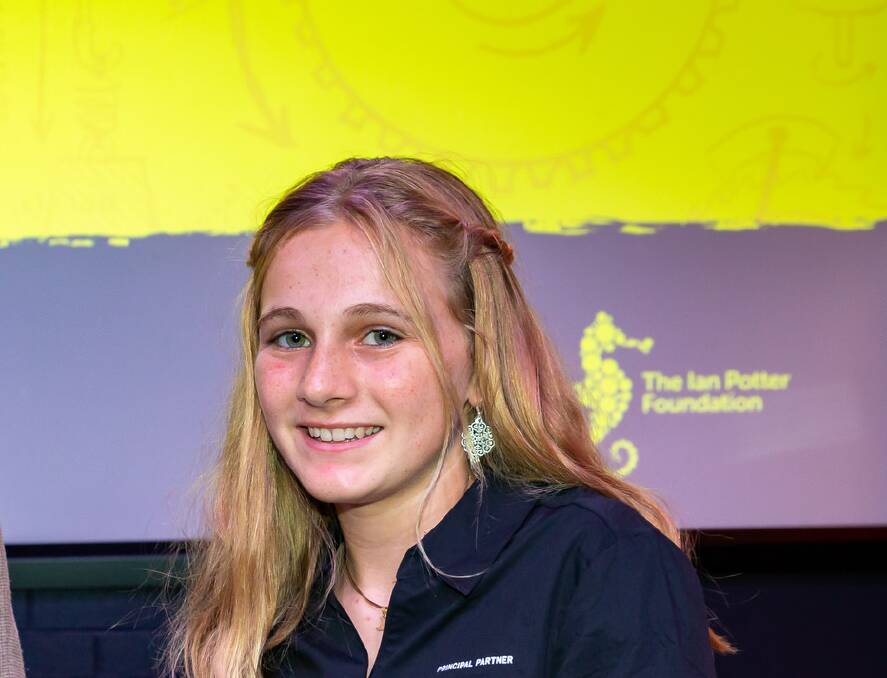 BIG FUTURE: Ava Weymans' school year has started on rocket fuel, after the Moruya student attended a science convention in Canberra in the holidays.