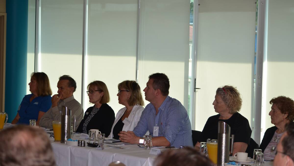 Guests at the April 21 address by Foreign Affairs Minister Julie Bishop in Batemans Bay on April 21.