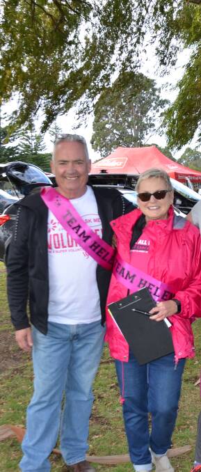 CLASSIC SUPPORTERS: Elders Real Estate's Greig and Helen McFarlane at the 2018 Mother's Day Classic. The couple has supported the event for years.