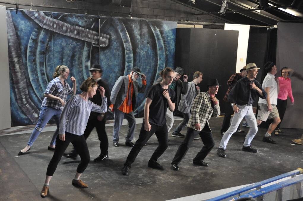 LET'S DANCE: The cast of Guys and Dolls put their best feet forward.