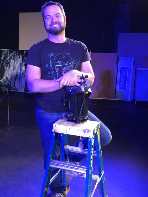 SEE THE LIGHT: Sam Aspinall was a youthful Bay Theatre Player and has returned with heavy-duty light skills.
