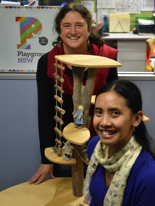 Eurobodalla Shire Councils Play Strong facilitators Maylandy Ferawati and Jody Bull are running two new playgroups in Batemans Bay; one for families from multicultural backgrounds, and the other supporting families who have concerns about their childs development.