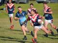 The Bega Roosters in action recently against Bombala. Both sides retained their ladder-leading positions following the weekend's round 11. Photo: Ben Smyth