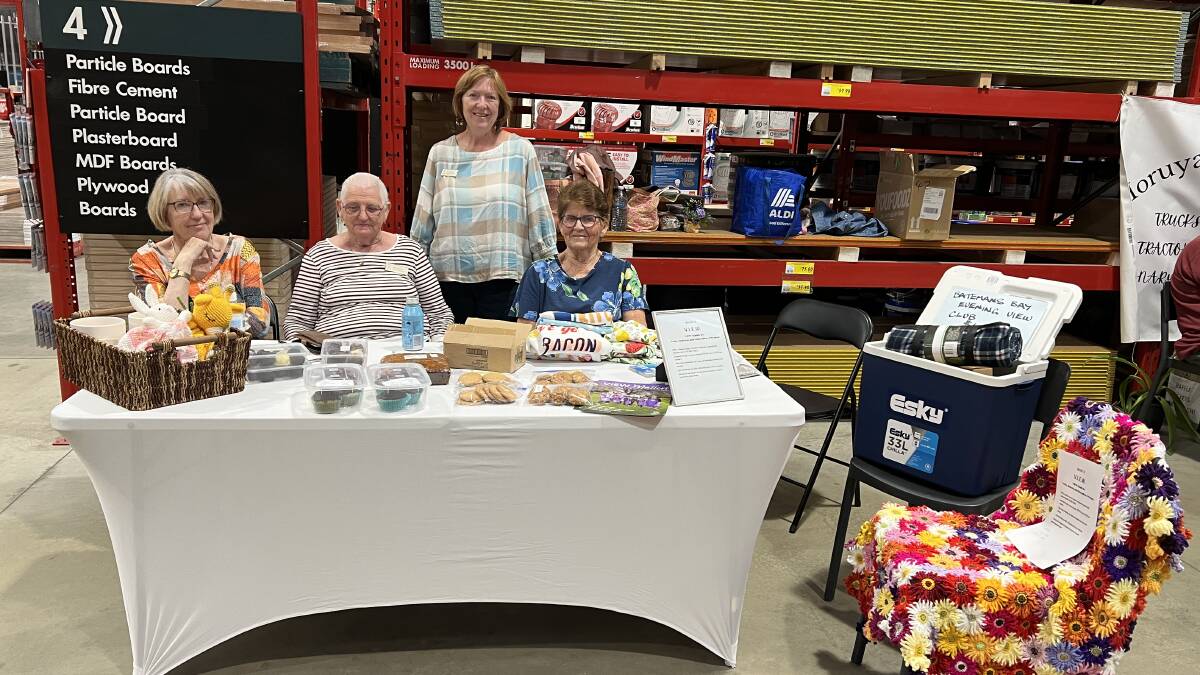 Julie, Nancy, Tracey and Coral at the Bunnings Easter Night.