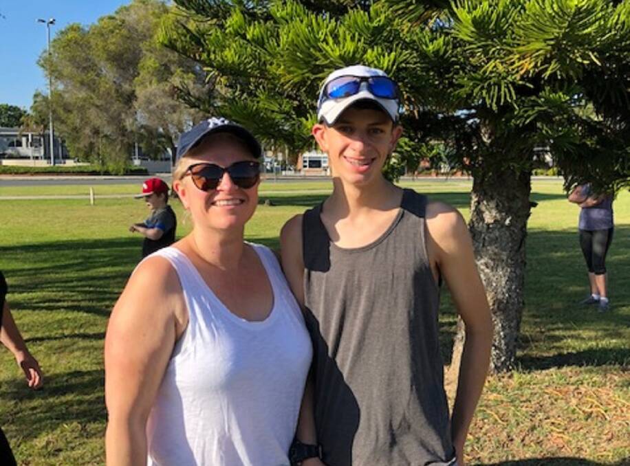 GREAT START: Mother and son team Felicity and Rielly Collins took part in their first Parkrun last weekend.
