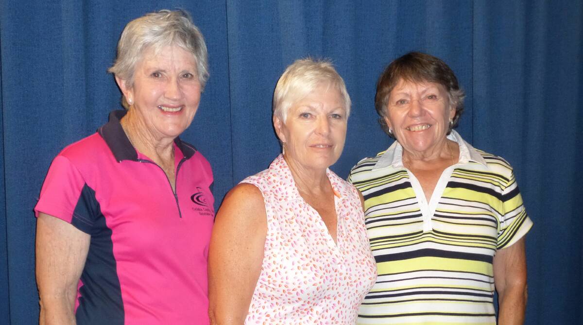 CLUB CATALINA LADIES: Winners were A Grade Pat Sly, B Grade Marion Edmonds and C Grade Louise Fogarty.