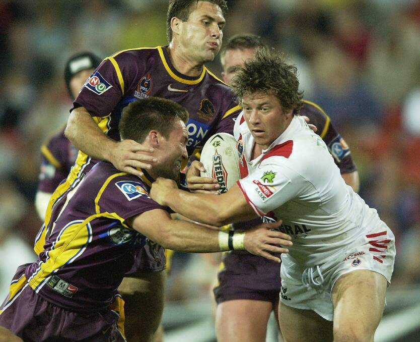 Ashton Sims played 81 games for the Dragons from 2003 to 2007. Photo: Supplied