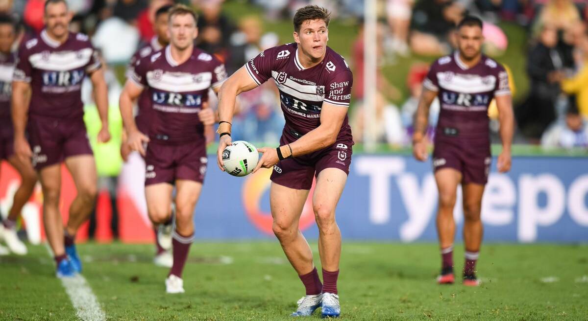 Gerringong's Reuben Garrick and his Manly-Warringah side will face Canterbury-Bankstown in round three. Photo: Sea Eagles Media