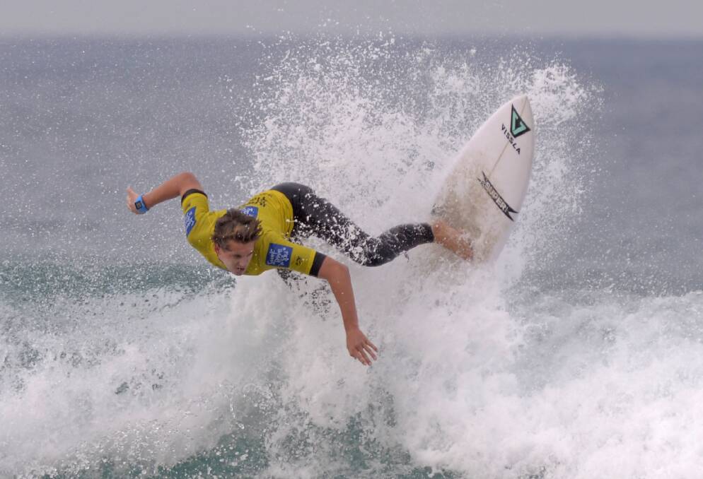 Ulladulla Boardriders' Harry Phillips. Photo: Blainey Woodham/Surfing Australia