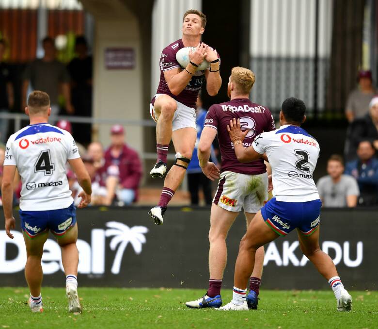Gerringong's Reuben Garrick will start on the wing for the Sea Eagles on Friday night. Photo: Sea Eagles Media