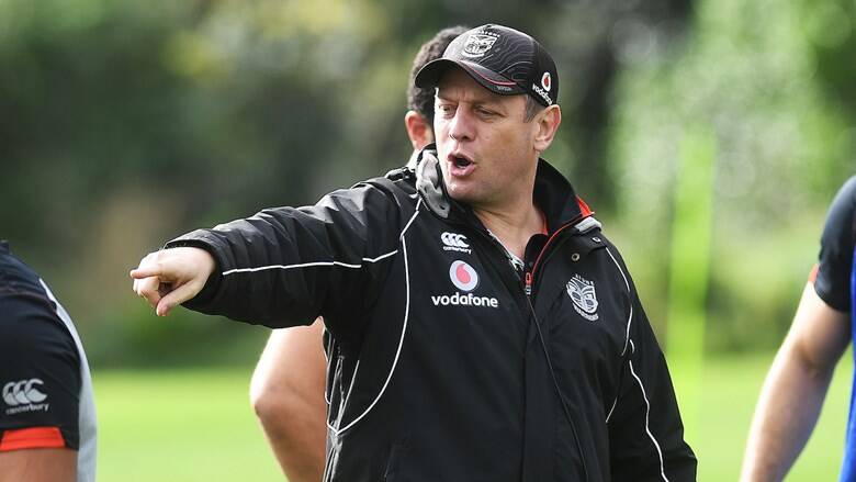 New Zealand assistant coach Justin Morgan is part of the club's pre-season camp in Kiama. Photo: Warriors Media