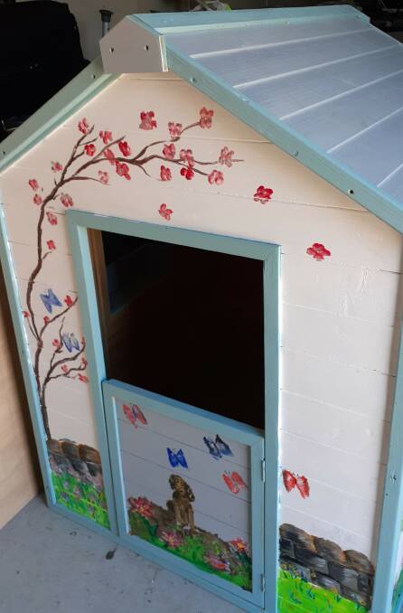 The beautiful, hand-painted artwork compliments the cubby perfectly and will encourage childrens' imagination. Image: Supplied. 