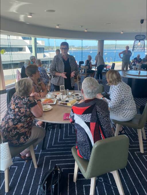 Minister Marise Payne then spent a short time talking to various tables at the afternoon tea before leaving for a visit to Narooma. 