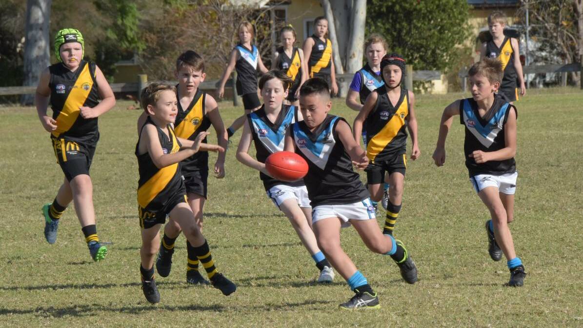 Opportunities: Young Aussie Rules players can further their skills and create pathways through development squads such as the Greater Western Sydney Academy.