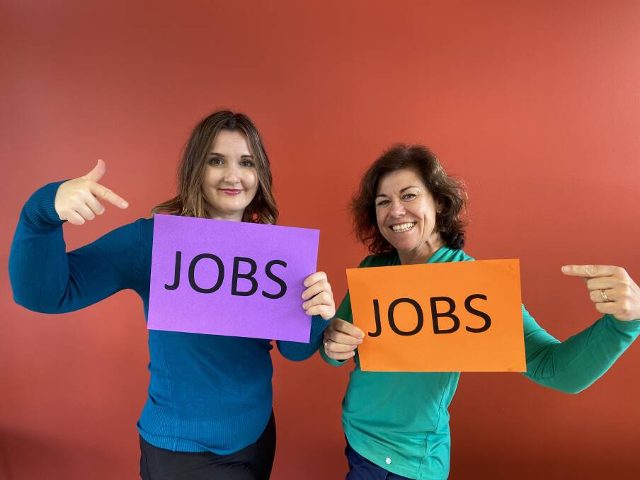 Jobs: Amy Kovacs and Rhonnie South invite you to the Jobs Drive this Thursday.