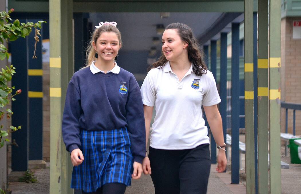 Elka Pike and Monique Lush treasure their time at Moruya High School and look forward to taking their skills places in the future. 