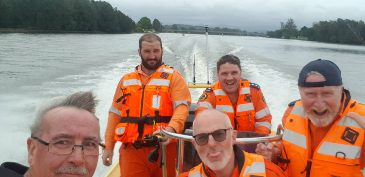 It was a handy training session on the water for three units of the South Coast on Tuesday, November 23. Pictures: Moruya SES.
