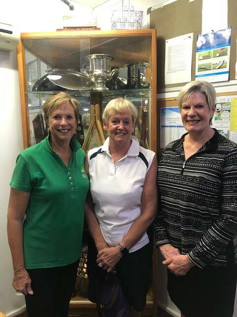 Pauline Nash, Julie Barningham and Marilyn Bingham of Tuross Head. 