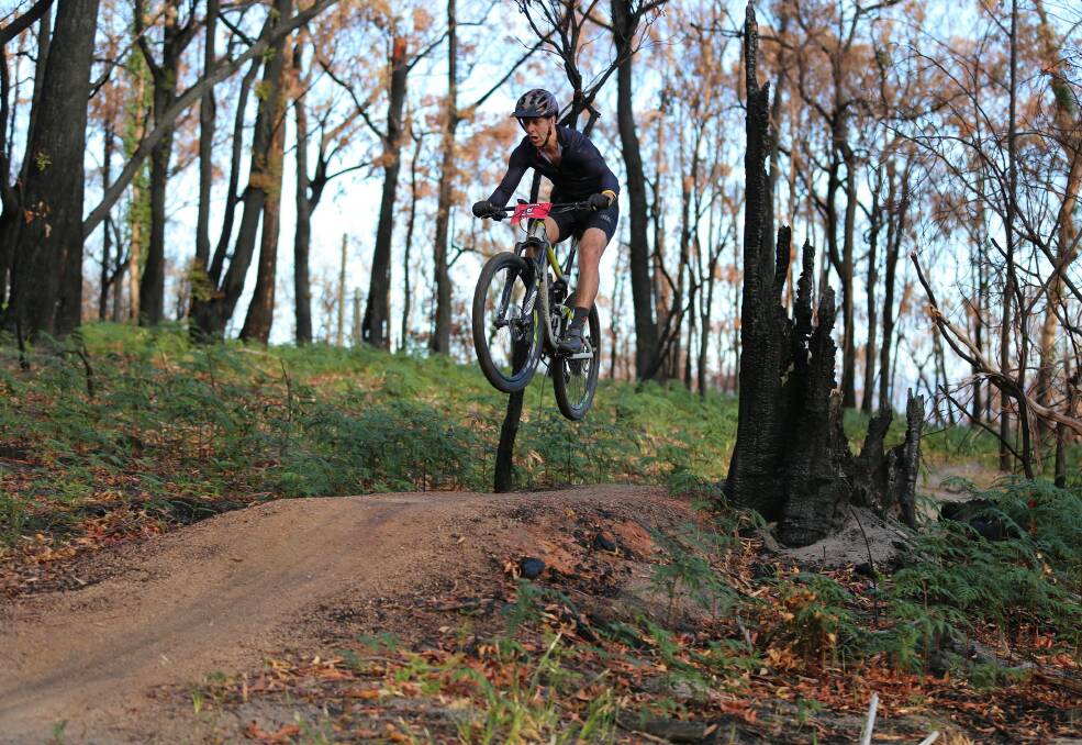 Bush bash: Get some air-time and some sun at the Tathra MTB Enduro this weekend.